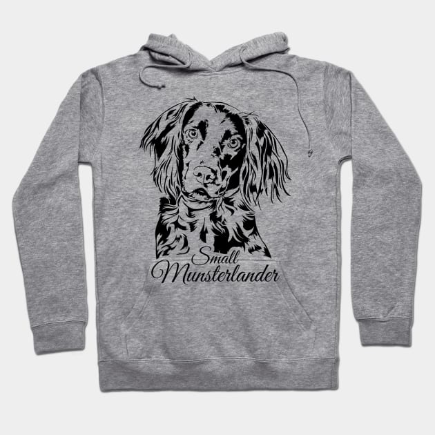 Small Munsterlander dog lover portrait Hoodie by wilsigns